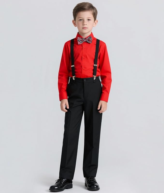 Boys Suits Formal Dress Vest and Pants Set - Image 4