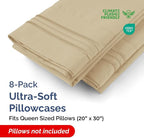Queen Pillow Cases Set of 8 - Image 2