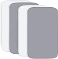 4-Pack Fitted Pack and Play Sheets by Bilobanbabybedding