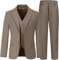 Boys' 3 Piece Suit Set with Suit Jacket, Formal Tuxedos Slim Fit Ring Bearer by Hipfun