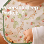 Feeding Bibs for Baby, 3 Pack-Waterproof & Easy Clean Feeding Bibs for Toddlers - Image 5