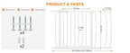 Extra Wide Baby Gate Extra Tall Dog Gate - Image 2