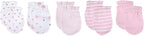 5 Pairs Baby Not Scratch Mittens 0-6 Months New Born Boy Girl Gloves Cute - Image 2
