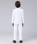 Boys' Formal Suit Set Adjustable Waist Suits - Image 7