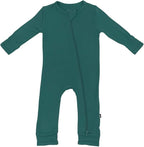 KYTE BABY Unisex Rayon Made From Bamboo Zippered Rompers 0-24 Months by KYTEBABY