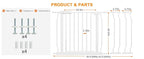 Extra Wide Baby Gate Extra Tall Dog Gate - Image 2
