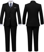 Boys' Formal Suit Set Adjustable Waist Suits - Image 4