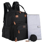 BabbleRoo Extra Large Diaper Bag Backpack, Expandable Baby Bag by BabbleRoo