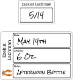 Name Bubbles - Reusable Baby Bottle Labels by NameBubbles