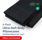 Body Pillowcases Set of 2-20x54 Long Body Pillow Case - Image 2