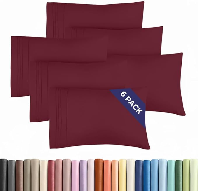 Standard Pillow Cases Set of 6 by CGKUnlimited