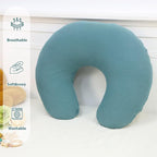 Hooyax Muslin Nursing Pillow Cover, Soft Breathable Feeding Slipcover - Image 4