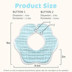 Baby Bibs Muslin Drool Teething Drooling Bibs - Image 4