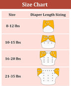 babygoal Reusable Charcoal Cloth Diapers - Image 7