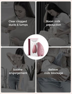 Momcozy Warming Lactation Massager Pro, 8 Vibration Modes & 4 Heating Levels - Image 8