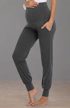 AMPOSH Women's Maternity Pants Stretchy Lounge Workout Pants Casual Loose Comfy - Image 6