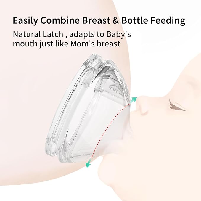 PPSU Natural Baby Bottle for Newborn Breastfeeding Babies, Breast-Like - Image 5