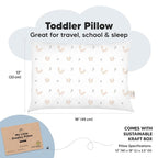 KeaBabies 2-Pack Toddler Pillow 13x18 - Image 3