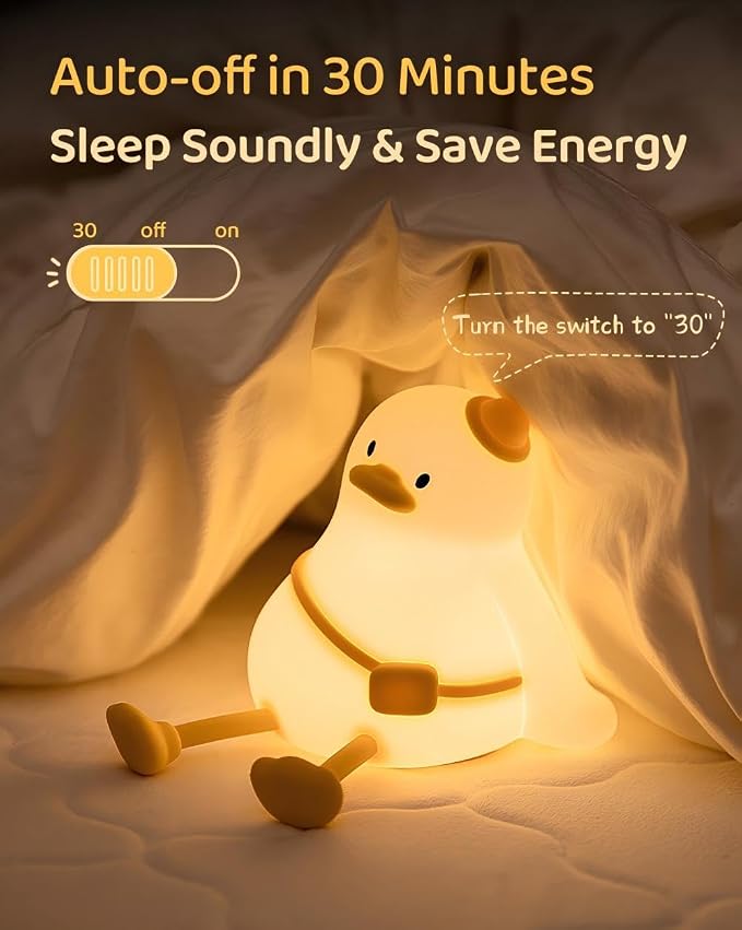 Duck Night Light for Kids, Cute baby Night Lamp, Cool Stuff, Soft Nightlight - Image 4