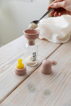BIBS Baby Glass Bottle Complete Set 225 ml | BPA Free Natural Rubber | Made in - Image 3