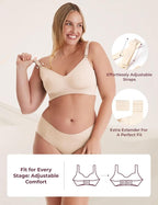 Momcozy Nursing Bras for Breastfeeding, YN21 Seamless Ultra Comfort Maternity - Image 4