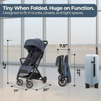Inglesina Quid³ Stroller, Astral Blue - Image 10