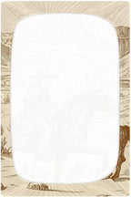 Western Desert Cowboy Crib Sheets, Crib Sheets - Image 3