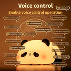 Squishy Cute Panda Night Light, Voice Controlled Light - Image 5