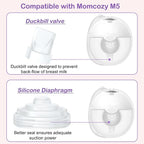 8Pcs Duckbill Valves and 4Pcs Diaphragm Compatible - Image 2
