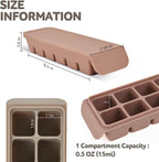 Silicone Freezer Trays with Lid, 0.5oz 12 Section - Image 5