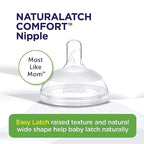 Playtex Baby NATURALATCH Comfort Wide Neck Nipples - Image 3