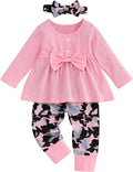 oklady Toddler Baby Girl Clothes Solid Color Ruffle Tops Floral Pants by Oklady