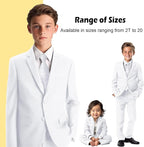 Boys’ Formal Suit 5 Piece Set, Toddler Tuxedos - Image 2