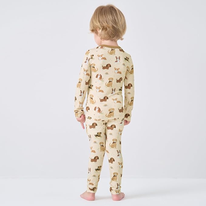 pureborn Baby Toddler Kids Viscose from Bamboo Pajamas Set Pjs 2pcs 18M-8Y - Image 4