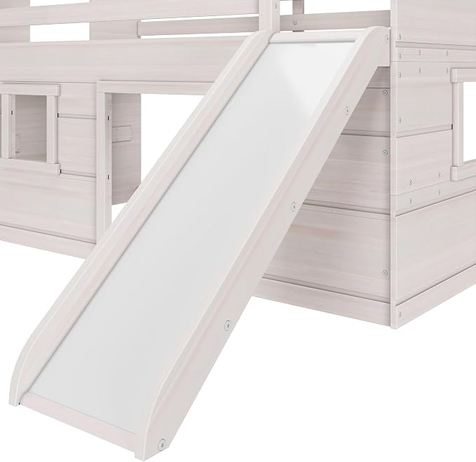 Max & Lily Loft Bed Twin Size, Solid Wood Low Loft Bed - Image 5