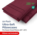 Queen Pillow Cases Set of 10 - Image 2
