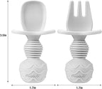PandaEar 6 Pack Silicone Baby Spoons - Image 3
