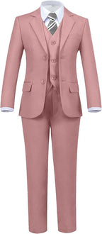 Boys' 5 Piece Formal Suit Set by Hipfun