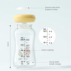 YOHKOH Glass Breast Milk Storage Bottles - Image 4