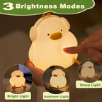 DREAMING MY DREAM Cute Duck Night Light, LED Squishy Novelty Duck Lamp - Image 2