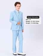 A&J DESIGN Boys 7-Piece Formal Suit Ring Bearer Outfit - Image 2