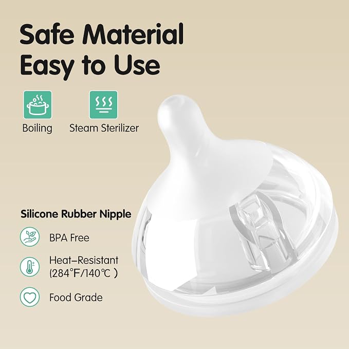 Silicone Natural Response Nipples, Fast Flow, 6+ Months - Image 6