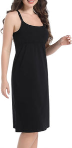 SUIEK 3-Pack Maternity Nursing Nightgown Cotton Breastfeeding Dress Pregnancy - Image 4