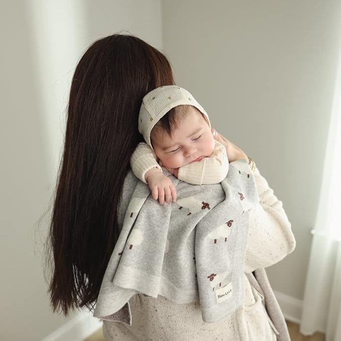 Knit Baby Swaddle Blanket for Boys - Image 7
