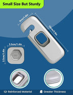 Child Proof Refrigerator Lock, 4 Sets Fridge Locks - Image 3