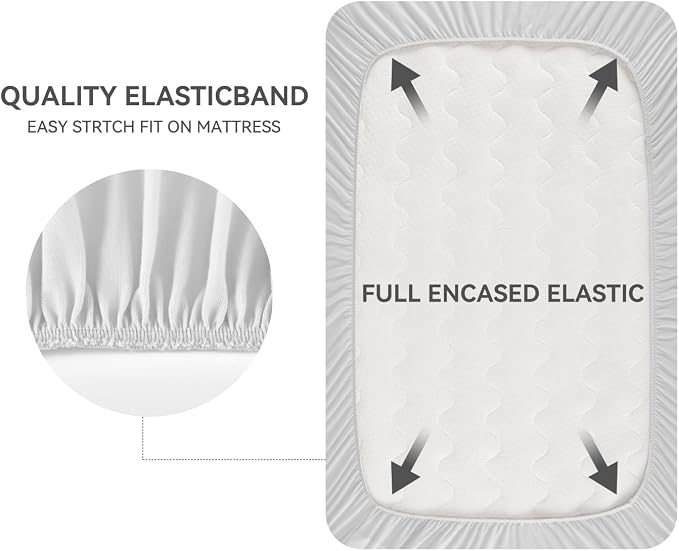 TILLYOU Mini Crib Fitted Sheets - Image 4