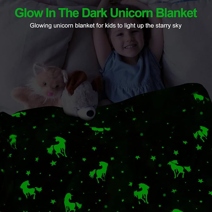 TEHALK Personalized Unicorn Blanket - Image 2