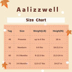 Aalizzwell Baby Girls Romper Outfit Fall Winter Clothes - Image 6