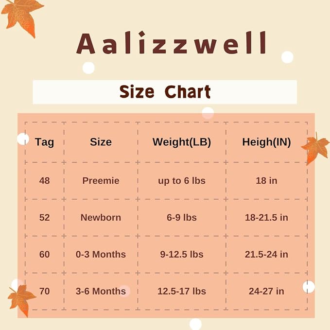 Aalizzwell Baby Girls Romper Outfit Fall Winter Clothes - Image 6