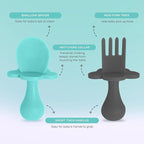 Grabease Silicone Baby Feeding Utensil Set - Image 5